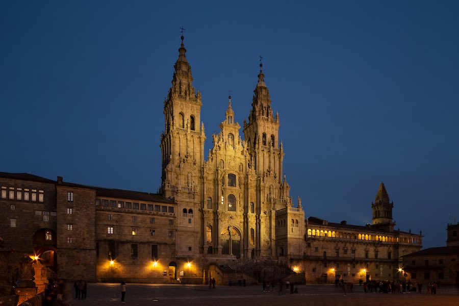 Floreando en Santiago de Compostela