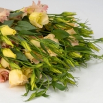 Miniatura de Lisianthus amarilla (5-7 tallos)