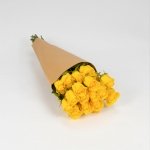 Miniatura de Rosas premium amarillas (25 tallos)