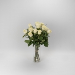 Miniatura de Rosas premium blancas (25 tallos)